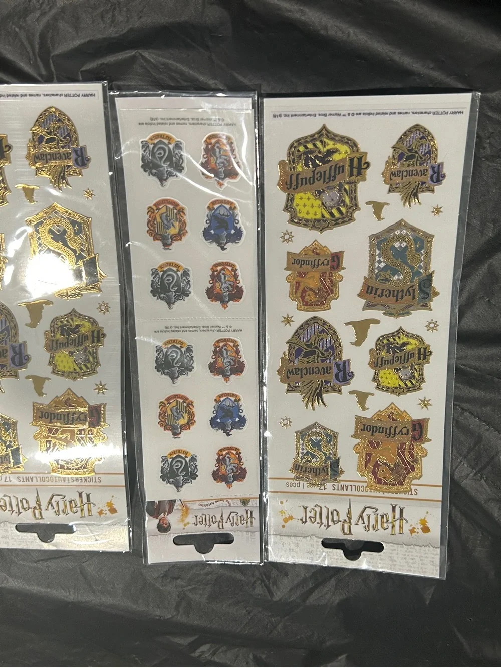 Harry Potter Gold House Crest Sticker Sheets - Multi-Color